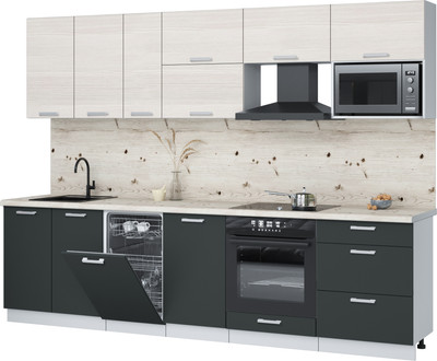 

Кухонный гарнитур, Мила Лайт 2.9-ПМ4