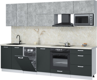 

Кухонный гарнитур, Мила Лайт 2.9-ПМ4