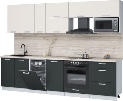 

Кухонный гарнитур, Мила Лайт 2.9-ПМ4