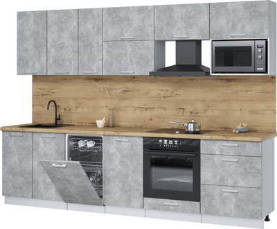 

Кухонный гарнитур, Мила Лайт 2.9-ПМ4