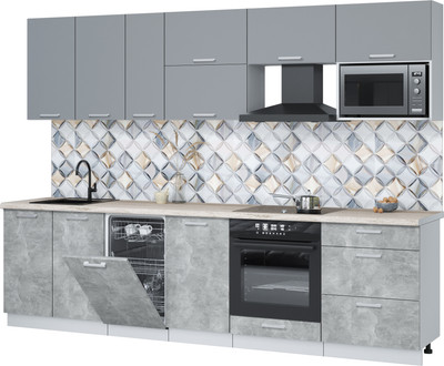 

Кухонный гарнитур, Мила Лайт 2.9-ПМ4