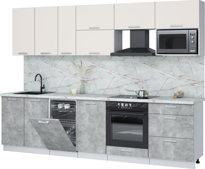 

Кухонный гарнитур, Мила Лайт 2.9-ПМ4