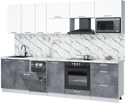 

Кухонный гарнитур, Мила Лайт 2.9-ПМ4