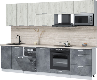 

Кухонный гарнитур, Мила Лайт 2.9-ПМ4