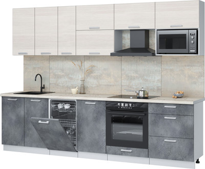 

Кухонный гарнитур, Мила Лайт 2.9-ПМ4