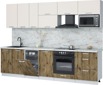 

Кухонный гарнитур, Мила Лайт 2.9-ПМ4