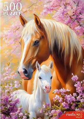 Пазл РЫЖИЙ КОТ Жеребёнок / Ф500-1736 (500эл) - 