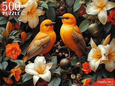 

Пазл, Золотые птицы / П500-7617