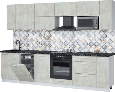 

Кухонный гарнитур, Мила Лайт 3.0-ПМ4