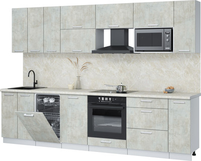 

Кухонный гарнитур, Мила Лайт 3.0-ПМ4