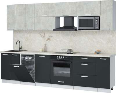 

Кухонный гарнитур, Мила Лайт 3.0-ПМ4