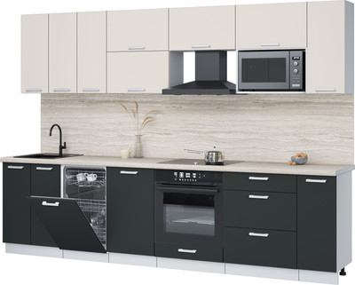 

Кухонный гарнитур, Мила Лайт 3.0-ПМ4