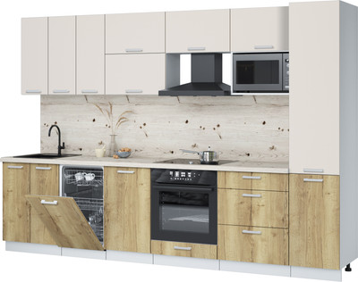 

Кухонный гарнитур, Мила Лайт 3.1-ПМ4