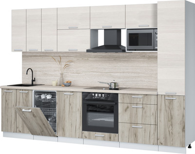 

Кухонный гарнитур, Мила Лайт 3.1-ПМ4