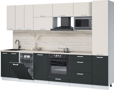 

Кухонный гарнитур, Мила Лайт 3.1-ПМ4