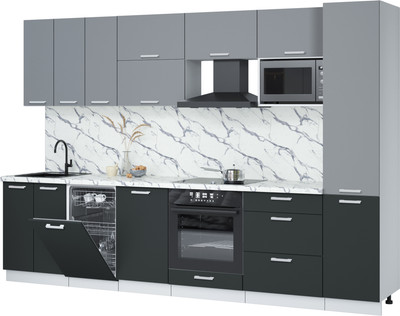 

Кухонный гарнитур, Мила Лайт 3.1-ПМ4