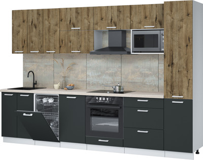 

Кухонный гарнитур, Мила Лайт 3.1-ПМ4