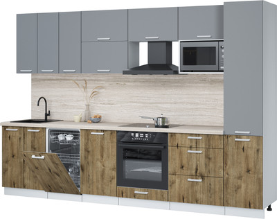 

Кухонный гарнитур, Мила Лайт 3.1-ПМ4