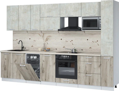 

Кухонный гарнитур, Мила Лайт 3.2-ПМ4