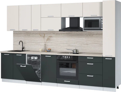 

Кухонный гарнитур, Мила Лайт 3.2-ПМ4