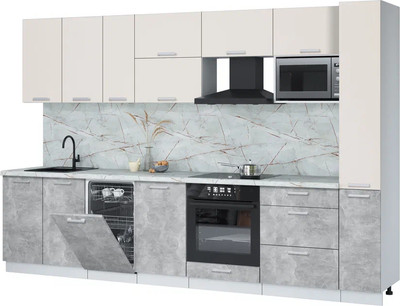 

Кухонный гарнитур, Мила Лайт 3.2-ПМ4