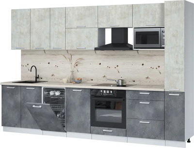 

Кухонный гарнитур, Мила Лайт 3.2-ПМ4