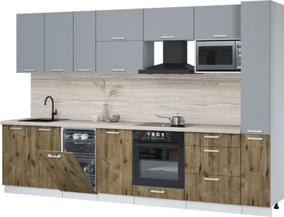 

Кухонный гарнитур, Мила Лайт 3.2-ПМ4