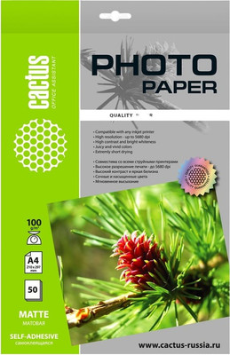 Фотобумага Cactus CS-MSA410050 - 
