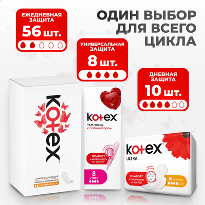 Набор гигиенический Kotex Premium Mix №2 - 