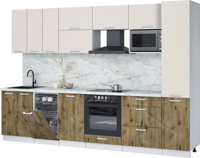 

Кухонный гарнитур, Мила Лайт 3.1-ПМ4