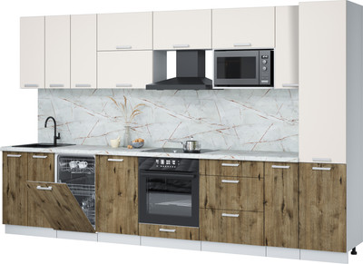 

Кухонный гарнитур, Мила Лайт 3.4-ПМ4