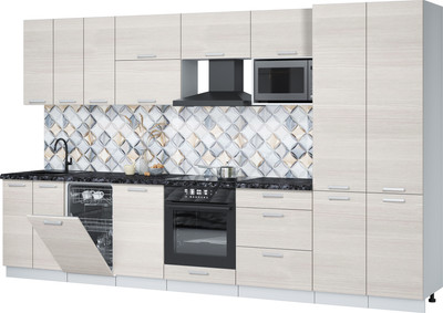 

Кухонный гарнитур, Мила Лайт 3.5-ПМ4