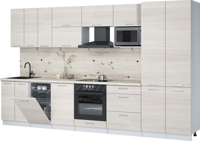 

Кухонный гарнитур, Мила Лайт 3.5-ПМ4