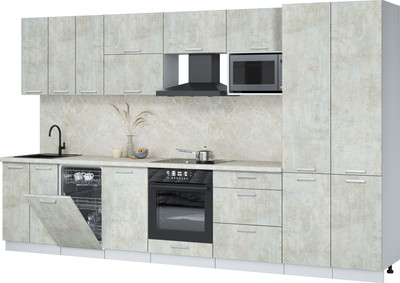 

Кухонный гарнитур, Мила Лайт 3.5-ПМ4