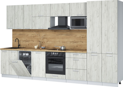 

Кухонный гарнитур, Мила Лайт 3.5-ПМ4