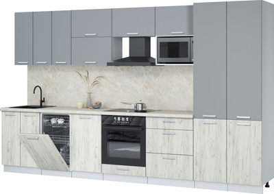 

Кухонный гарнитур, Мила Лайт 3.5-ПМ4