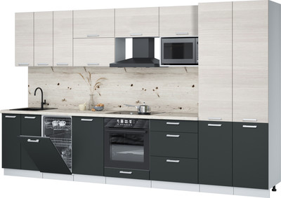 

Кухонный гарнитур, Мила Лайт 3.5-ПМ4