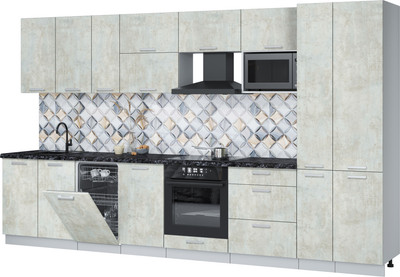 

Кухонный гарнитур, Мила Лайт 3.6-ПМ4