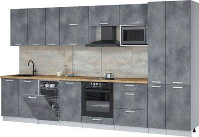 

Кухонный гарнитур, Мила Лайт 3.6-ПМ4