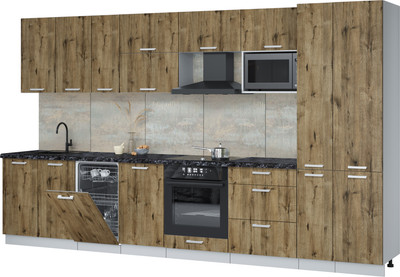 

Кухонный гарнитур, Мила Лайт 3.6-ПМ4