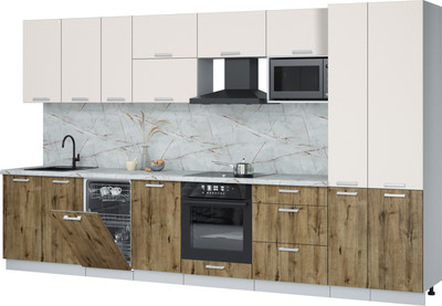 

Кухонный гарнитур, Мила Лайт 3.6-ПМ4