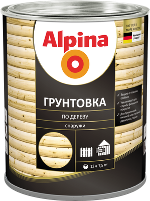 Грунтовка Alpina По дереву