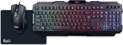 

Комплект клавиатура и мышь, Rush Shotgun SBC-307728G-K