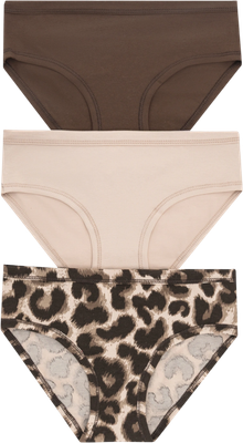 Комплект трусов детских Mark Formelle 417747-3 (р.146-72, леопард/лунный свет/темный шоколад) - 