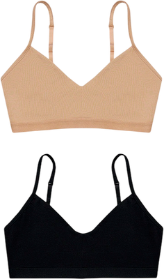 Комплект бюстгальтеров Mark Formelle 512569-2 (р.164/170-88, обжаренный миндаль/черный) - 