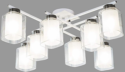 Люстра Aitin-Pro НПБ 02-8x40-105 / 74402/8 (хром/белый) - 