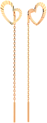 

Серьги из розового золота, 3900183.9K.R
