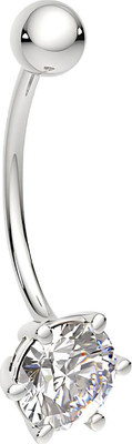Пирсинг из серебра ZORKA 0710015.ZZ (с фианитом) - 