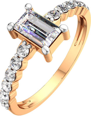 Кольцо из розового золота ZORKA 2101259.14K.R (р.17.5, с фианитами) - 