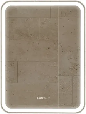 

Шкаф с зеркалом для ванной, Фиджи-Антрацит 60 3.2 / LED-00003043